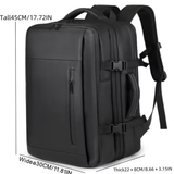 Traveling Bag Vacuum Compression With Air Pump Device 17-Inch Backpack, Waterproof Oxford Fabric