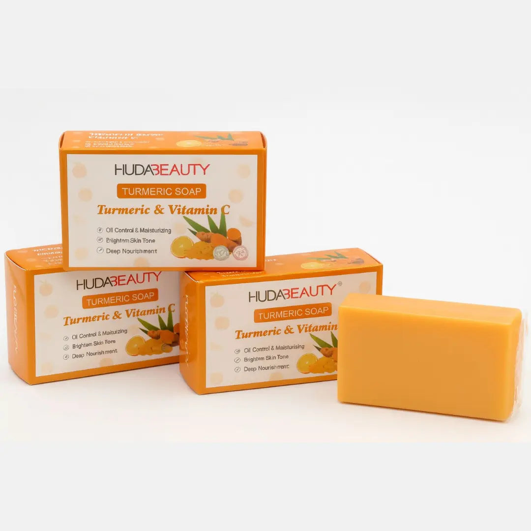 Huda Beauty Turmeric Vitamin C Soap US Mart UAE