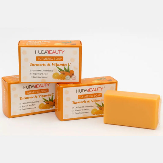 Huda Beauty Turmeric Vitamin C Soap US Mart UAE