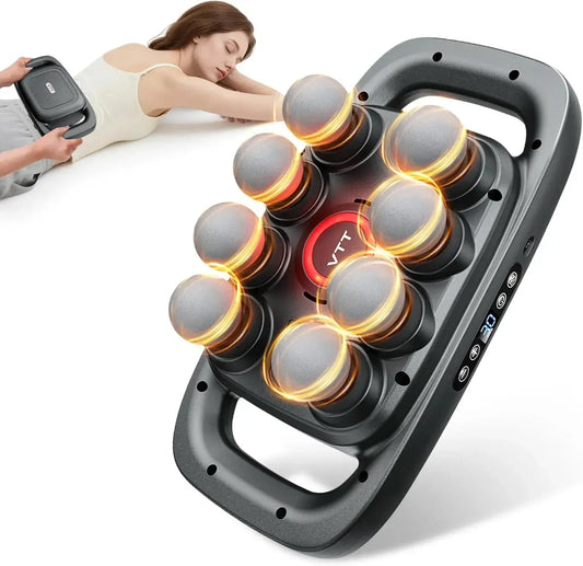 8 Head Massage Gun for Back, Shoulders, Legs, & Muscle Pain Relief US Mart UAE