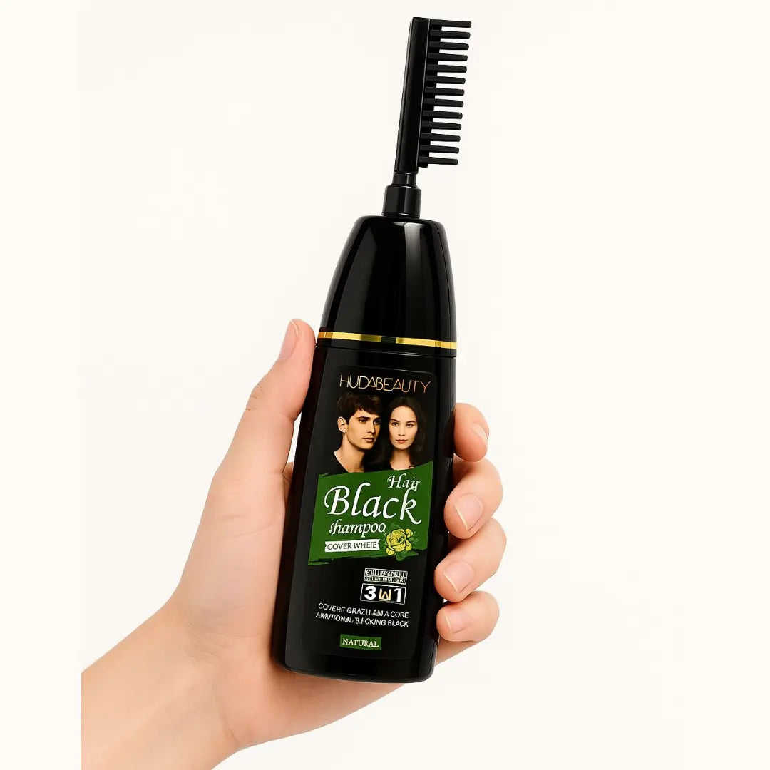 Huda Beauty Hair Black Shampoo 3 in 1 US Mart UAE